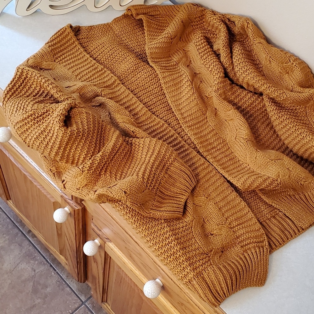 🆕️ Open Front Cardigan Sweater - Picture 4 of 7